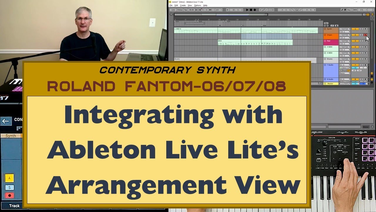Roland Fantom 0 - Integrating with Ableton Live's Arrangement View - Tutorial #15