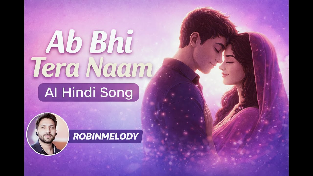 Ab Bhi Tera Naam – AI Hindi Romantic Song | RobinMelody