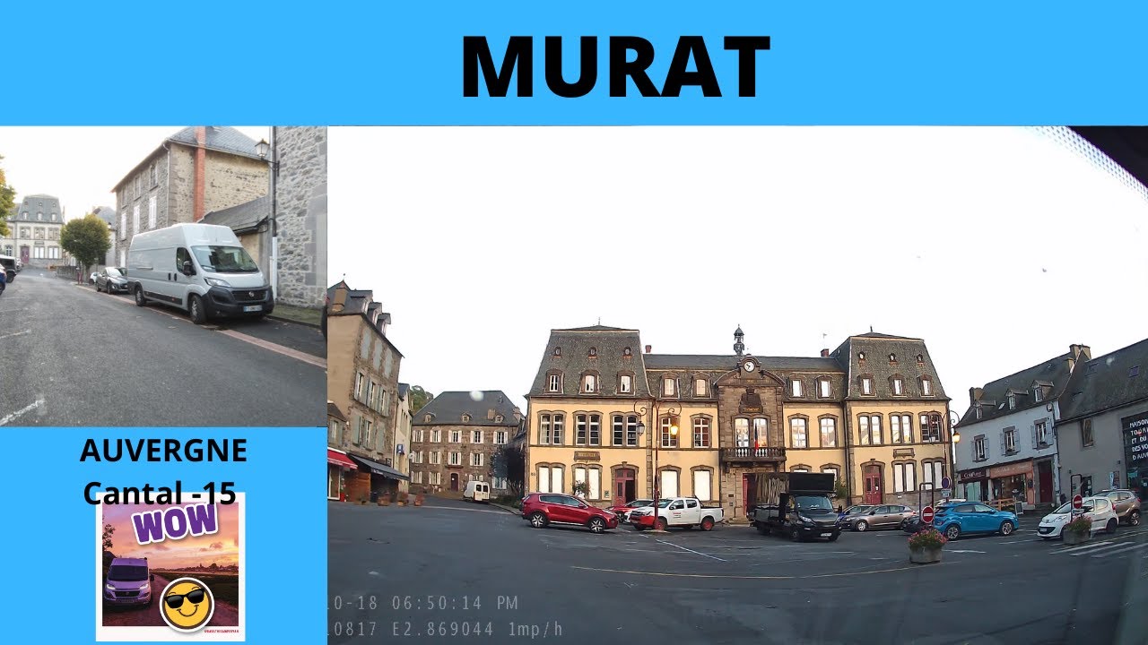 #MURAT , Auvergne, en #fourgon aménagé