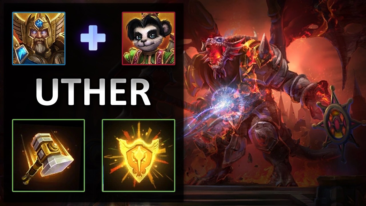 Uther Divine Shield vs Lili | Dragon Shire | Heroes of the Storm Master Replay