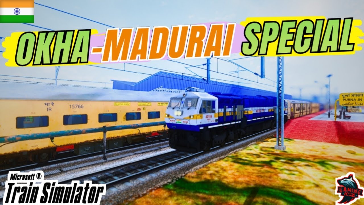🔴LIVE | SPECIAL EXPRESS RESCUE BY WDG4D | JOURNEY WITH 09520 OKHA - MADURAI SPECIAL FARE | #mstslive