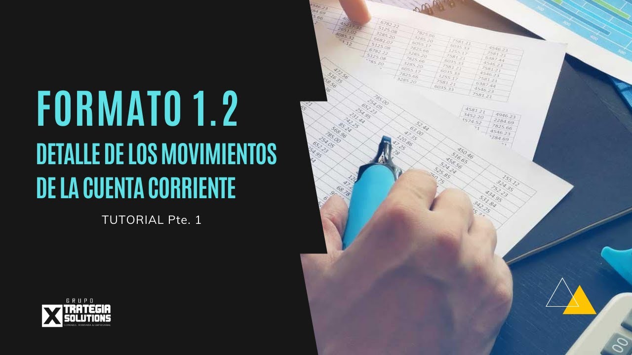 Libro Caja y Bancos (Formato 1.2 - Detalle de movimientos de la cuenta corriente) Pt 1 - 2021-2022