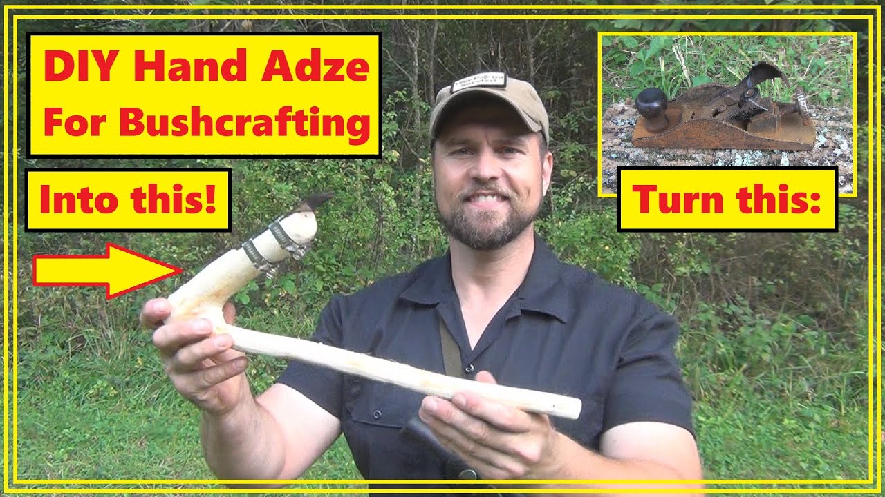 Cheap, Easy, DIY Hand Adze for Bushcrafting