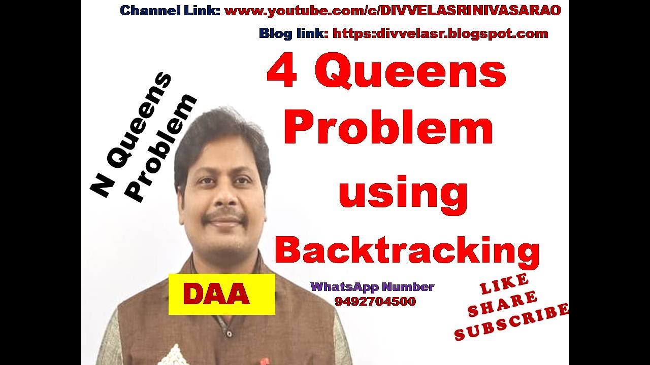 4 Queens Problem || N Queens Problem || 4 Queens Problem using Backtracking || 4 Queen problem | DAA