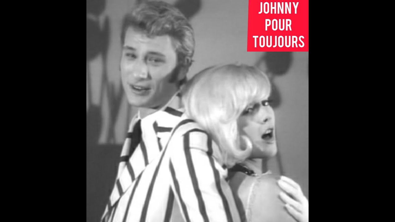 Johnny Hallyday/Sylvie Vartan  Un cocktail pour deux  1965 (vidéo originale)