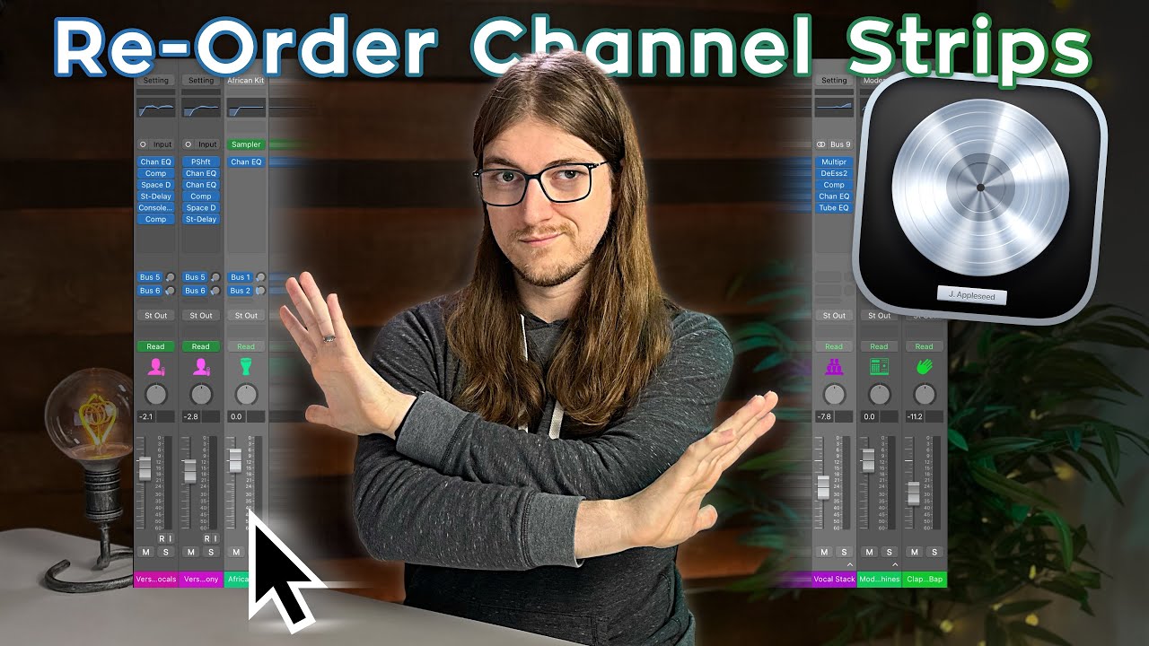 New Logic Pro Update! How To Drag And Drop Channel Strips In The Mixer (Logic Pro 11.1)
