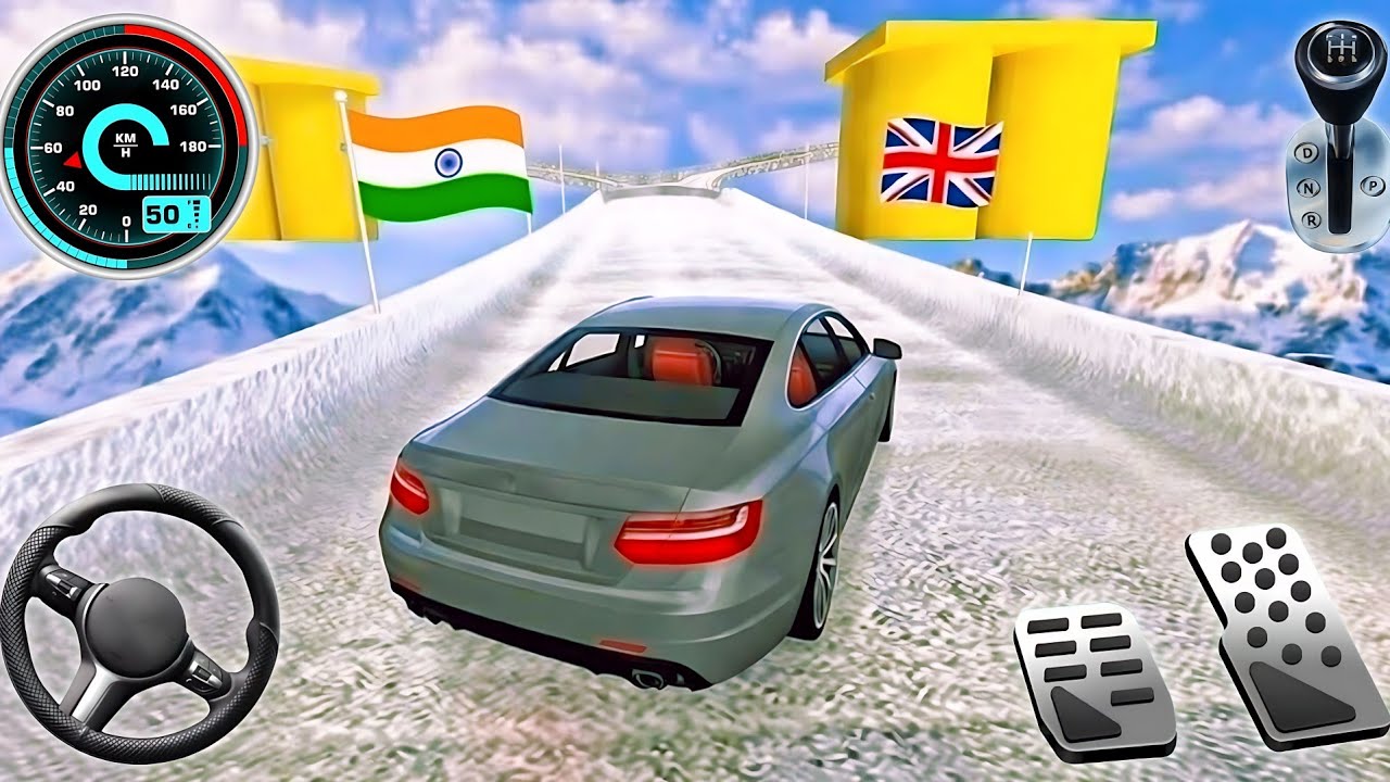 Impossible Car GT Mega Ramp Ultimate Jumps - Crazy 3D Stunt Driving Game - Android GamePlay
