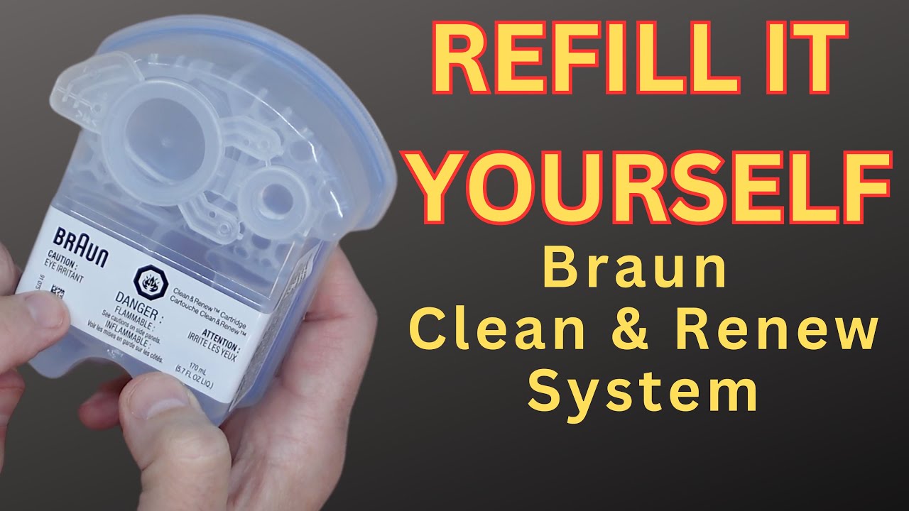 How To Refill Braun Clean And Renew Cartridges