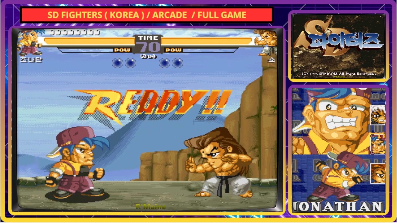 SD FIGHTERS - 【 ARCADE - 1996 】- 💥JONATHAN💥 GAMEPLAY COMPLETA