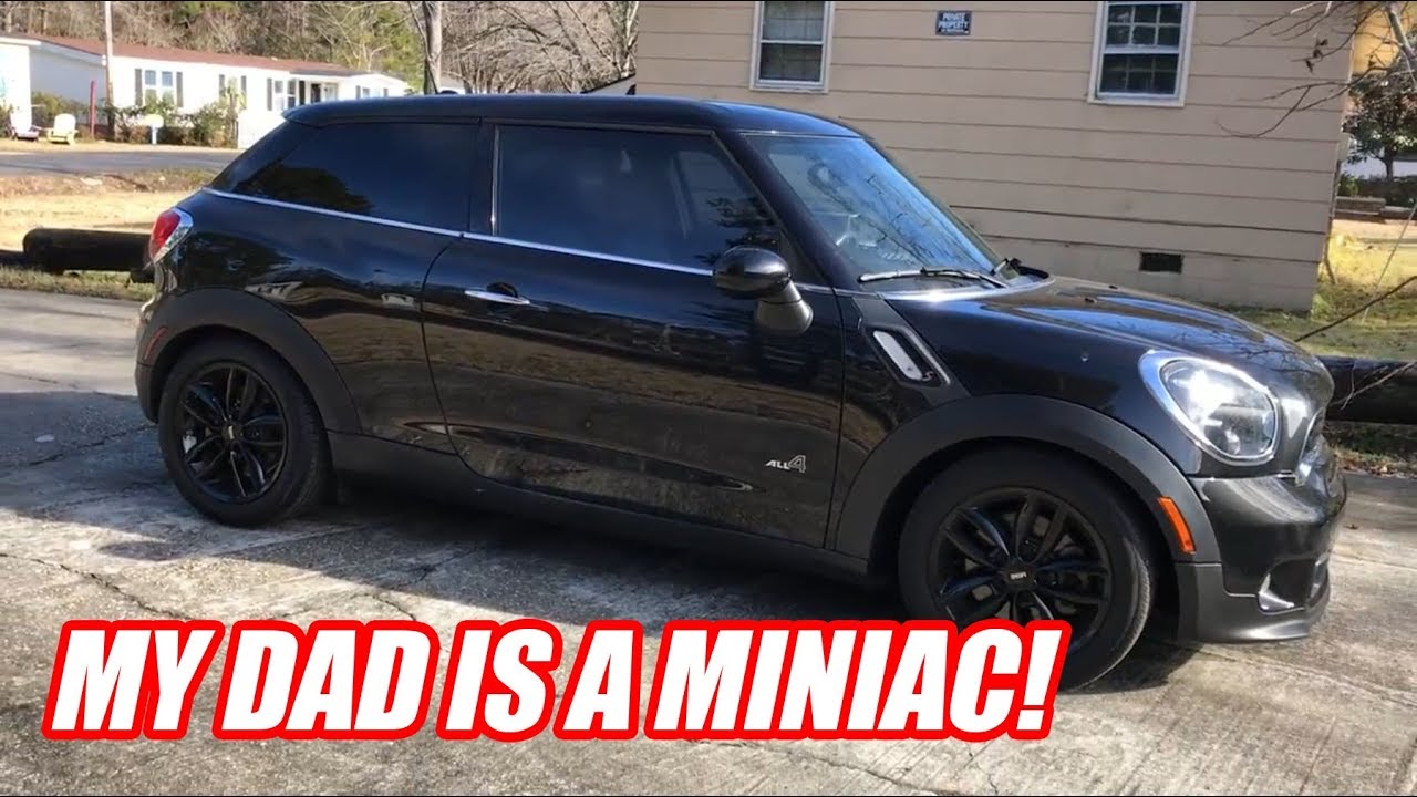 We Lowered My Dad's 2014 Mini Cooper Paceman!