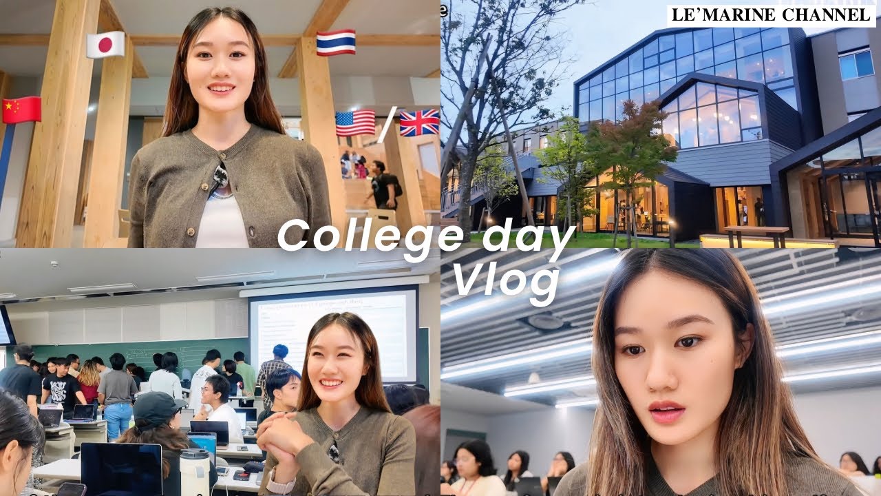 UNI VLOG 💻 📚 Student Life in Japan 🇯🇵, super busy + productive day at APU | Le'marine