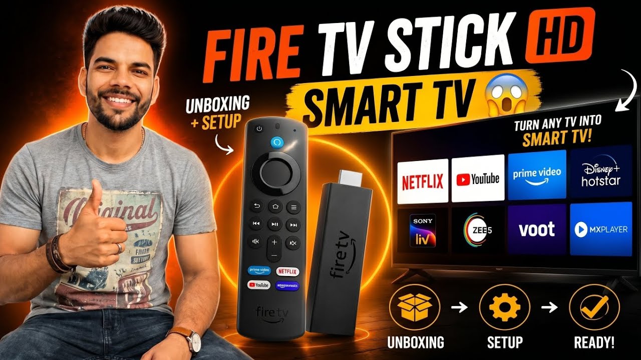 Amazon Fire TV Stick 4K Plus Unboxing & Full Setup 🔥 Best Streaming Device 2026?