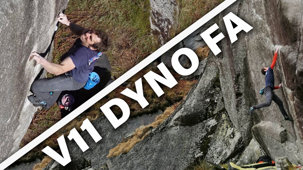 Hard HIGHBALL First Ascent on Irish Granite! | Bouldering in Ireland