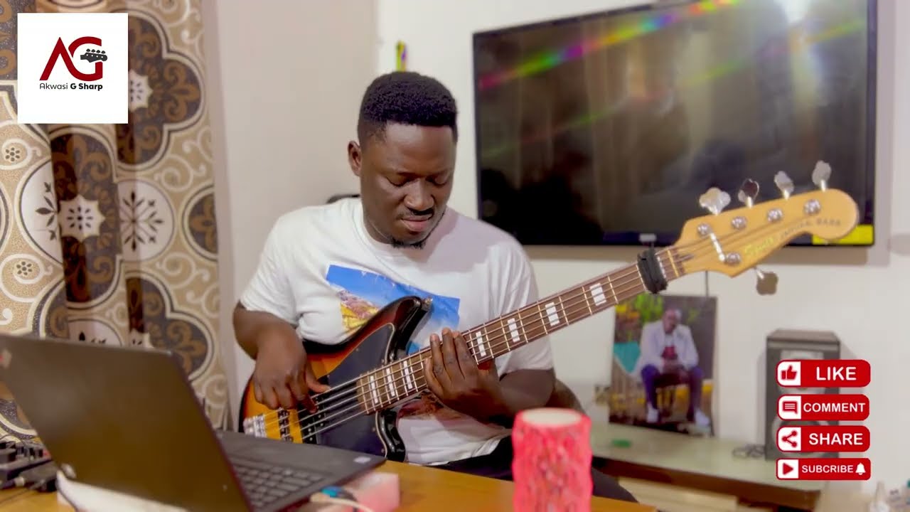 🔥SIMPLE BUT SWEET PENTECOSTAL GROOVE FOR BEGINNERS AND INTERMEDIATE.. #basscover #lesson