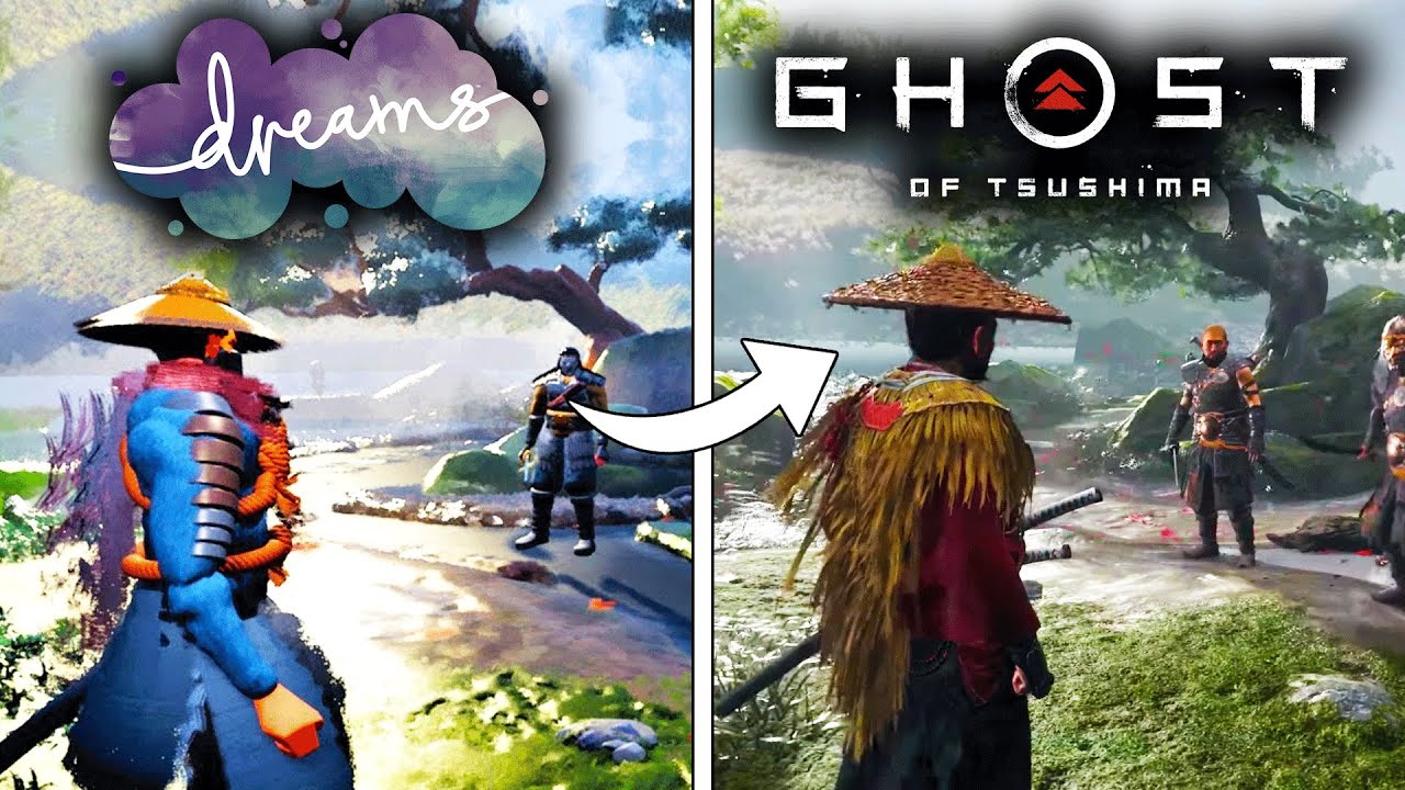 Ghost of Tsushima - Original Game vs Dreams PS4 Version