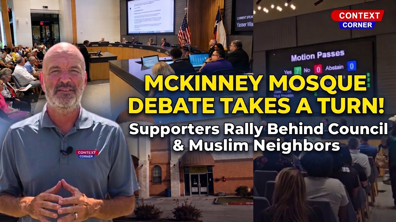 McKinney Mosque Debate Takes a Turn: Supporters Rally Behind Council & Muslim Neighbors