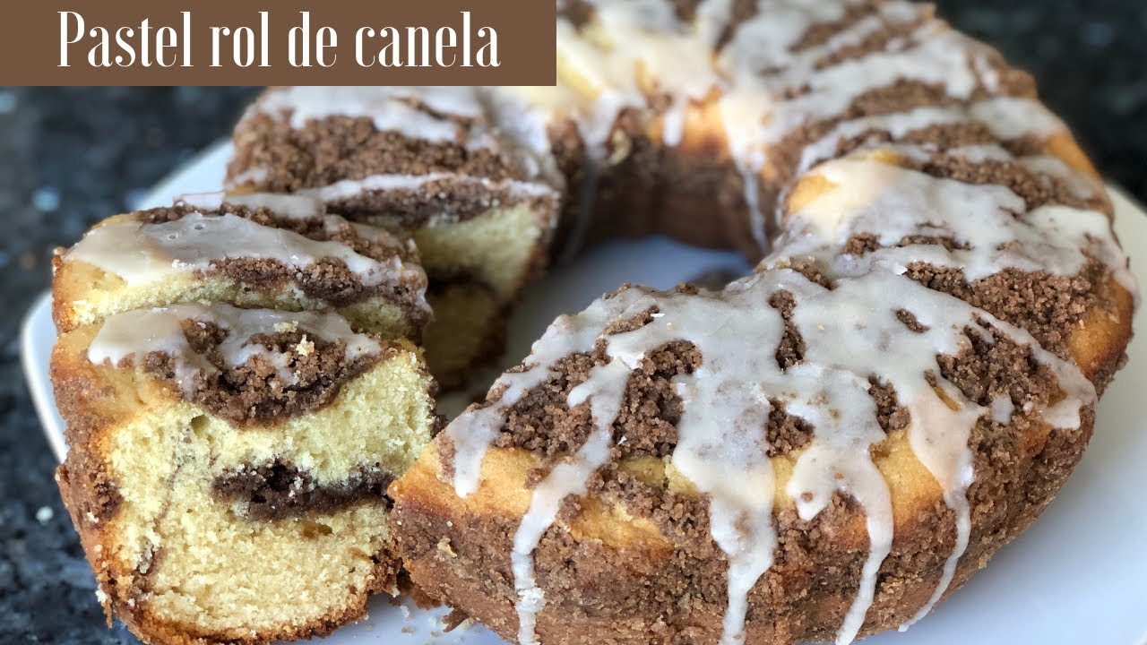 PASTEL DE ROL DE CANELA (COFFE CAKE) + CHILES RELLENOS DE QUESO | POSTRES CON IXCHEL