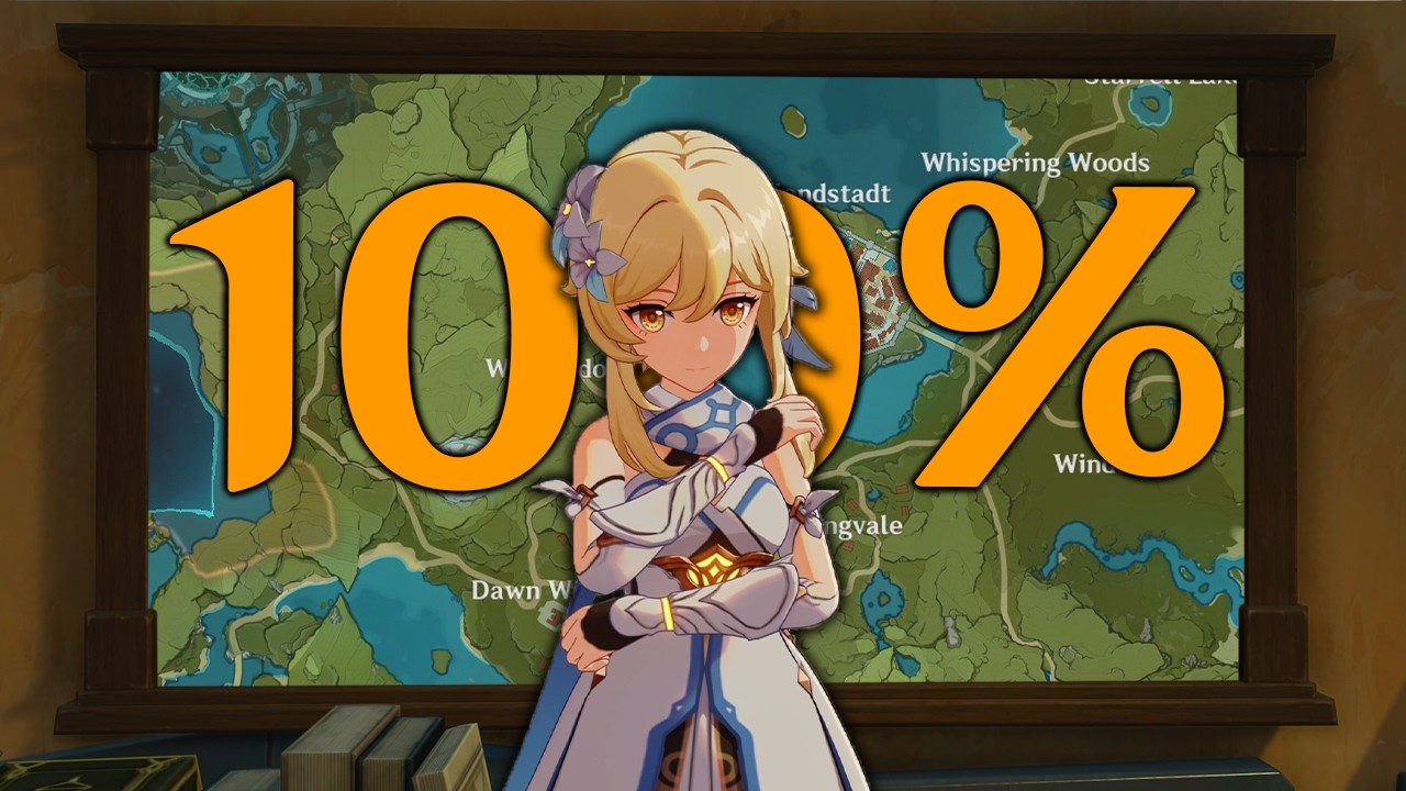 Exploring 100% of Mondstadt [Standard Only]