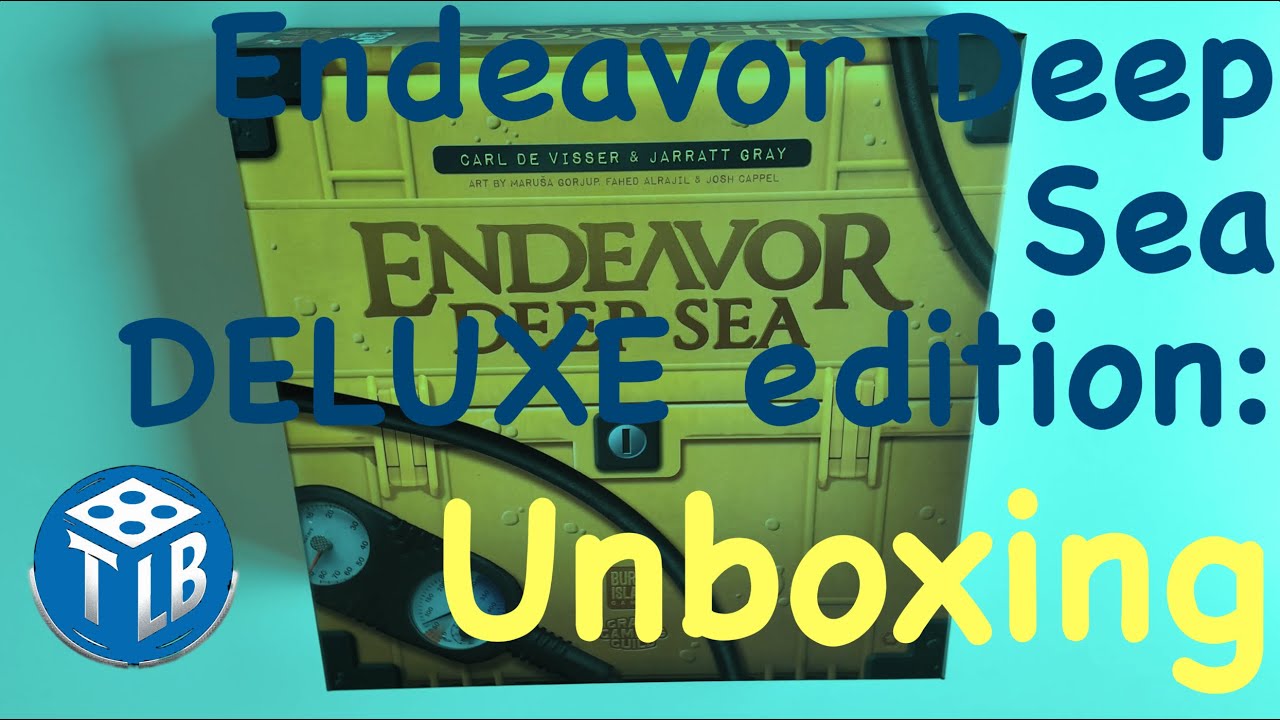 Endeavor Deep Sea Deluxe edition: Unboxing