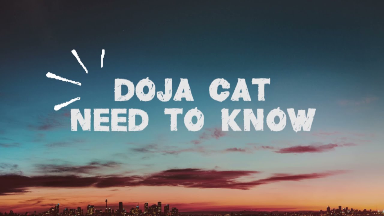 Doja Cat  - Need To Know [Short]