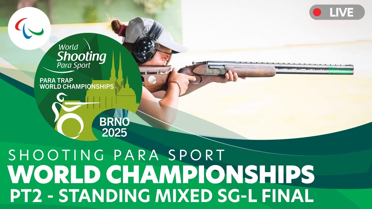 Live | Brno 2025 Para Trap World Championships | PT2 Standing Mixed SG-L Final | Shooting Para Sport
