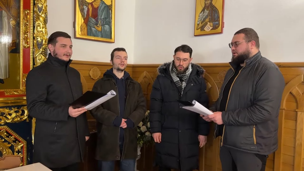 Grupul „Sfântul Porfirie Kavsokalivitul” din Cluj colindă la Mănăstirea Putna (2024)