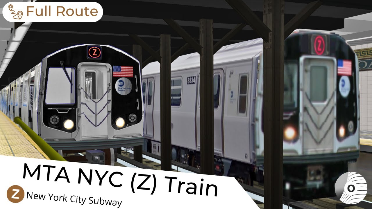 OpenBVE - MTA NYC (Z) LINE in a R179 (New York City Subway) | Jamaica Center to Broad St.