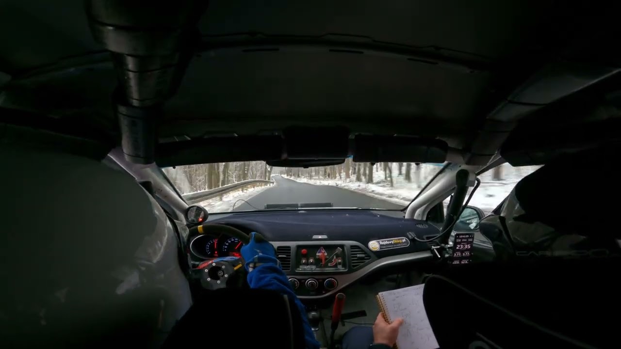 OS4 Rajd Cieszyńska Barbórka 2025 Adam Jurczyk / Marcin Naworol Kia Picanto RN3