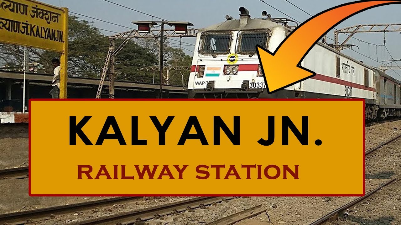 KYN, Kalyan Junction railway station, India in 4K Ultra HD