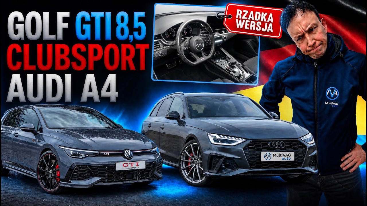 Audi A4 z PRAWDZIWYM carbonem?! Golf GTI 8.5 Clubsport 300 KM namieszał... Auto z Niemiec!