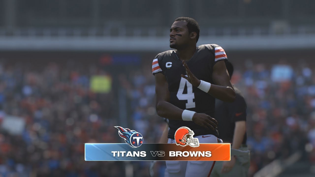 Madden NFL 25 - Tennessee Titans Vs Cleveland Browns PS5 Simulation (Madden 26 Rosters)