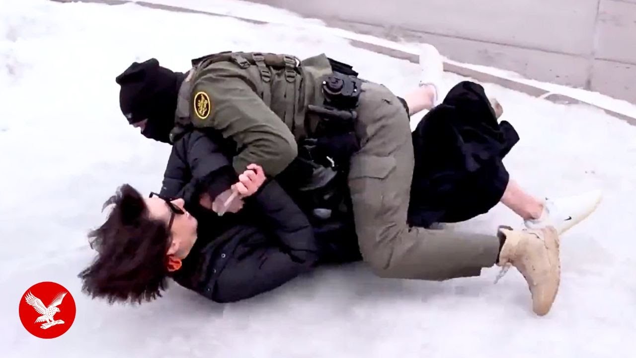 Protesters clash with border patrol outside ICE facility in Minneapolis