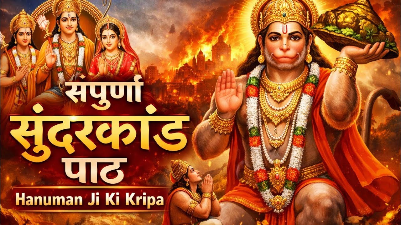 हनुमान जी का सुंदरकांड पाठ | संकट नाशक सुंदरकांड | Hanuman Chalisa Bhakti
