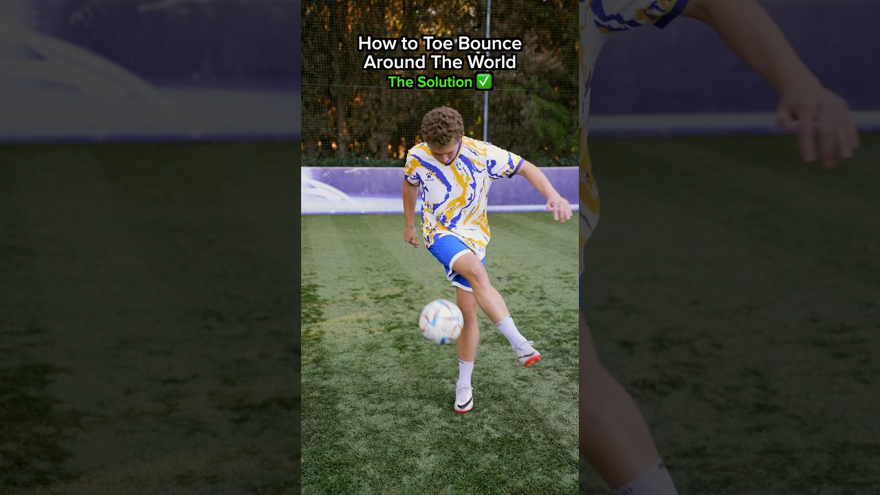 How to Toe Bounce Around the World 🔥 Easy Freestyle Football Tutorial