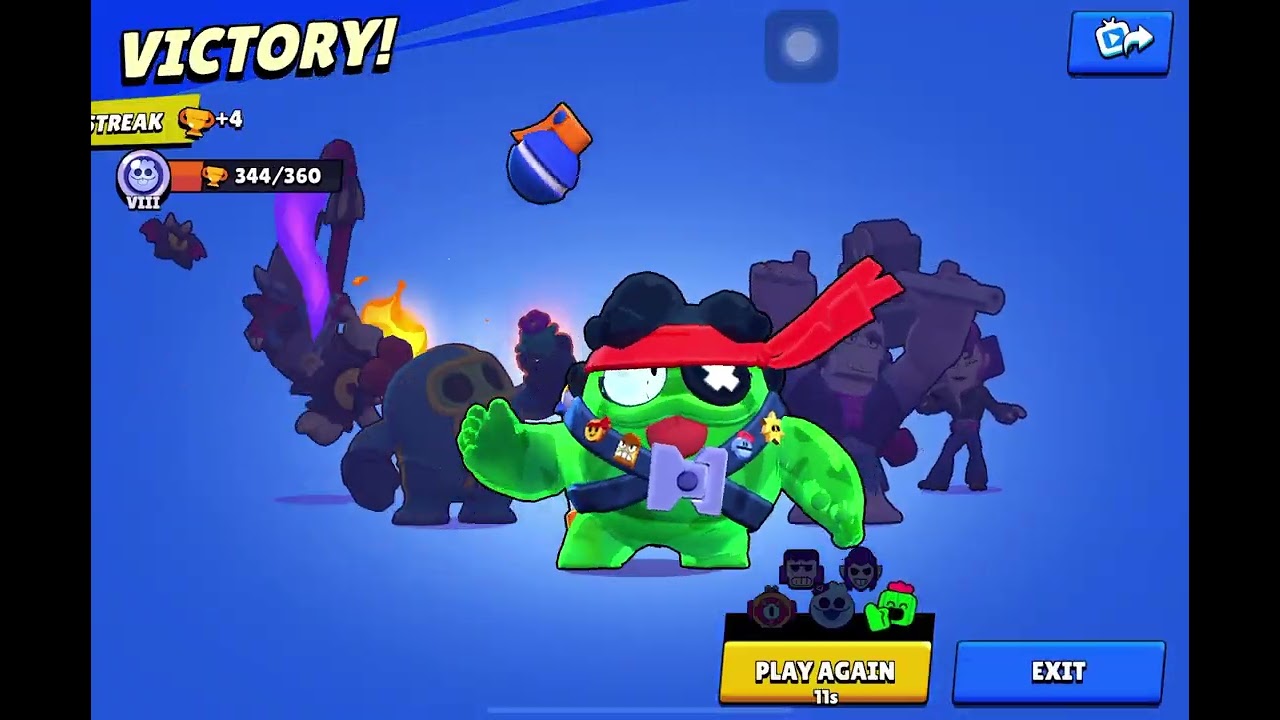 Me playing like a pro in brawl stars lolol