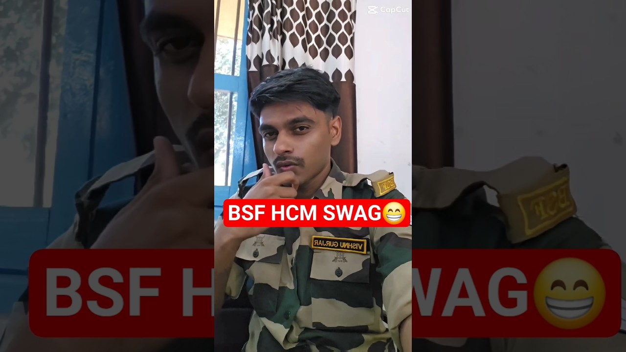 BSF🇮🇳HCM SWAG LIFE ll MOTIVATION TO ALL MY DEAR UPCOMING FAUJI'S #sscgd #ssc #bsf #hcm #viral