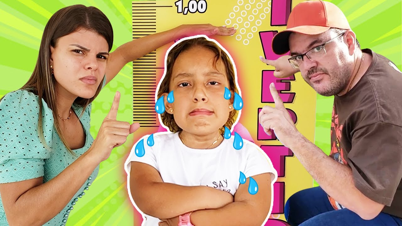 MC Divertida quer ser alta e pular no pula pula e na piscina (kids wants to be taller)
