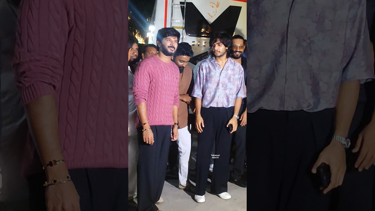 #dulquersalmaan 🔥 At Kotha Lokah Movie Success meet #Kothalokah #shorts #viral