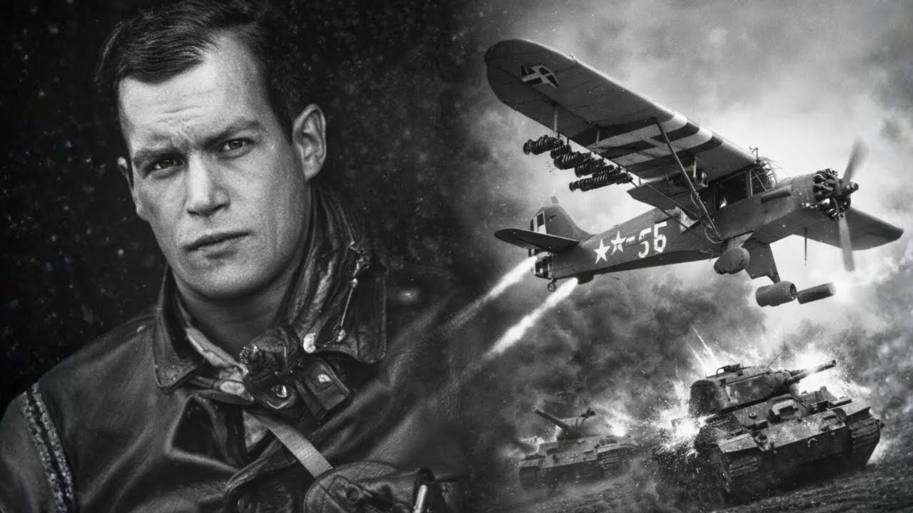 Se Rieron De Su Avión De Papel — Hasta Que “Bazooka Charlie” Derribó Cuatro Tanques Con Su Piper