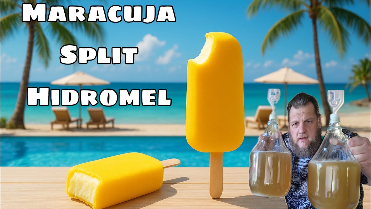 Maracuya Split Hydromel — идеальный газированный напиток для лета!