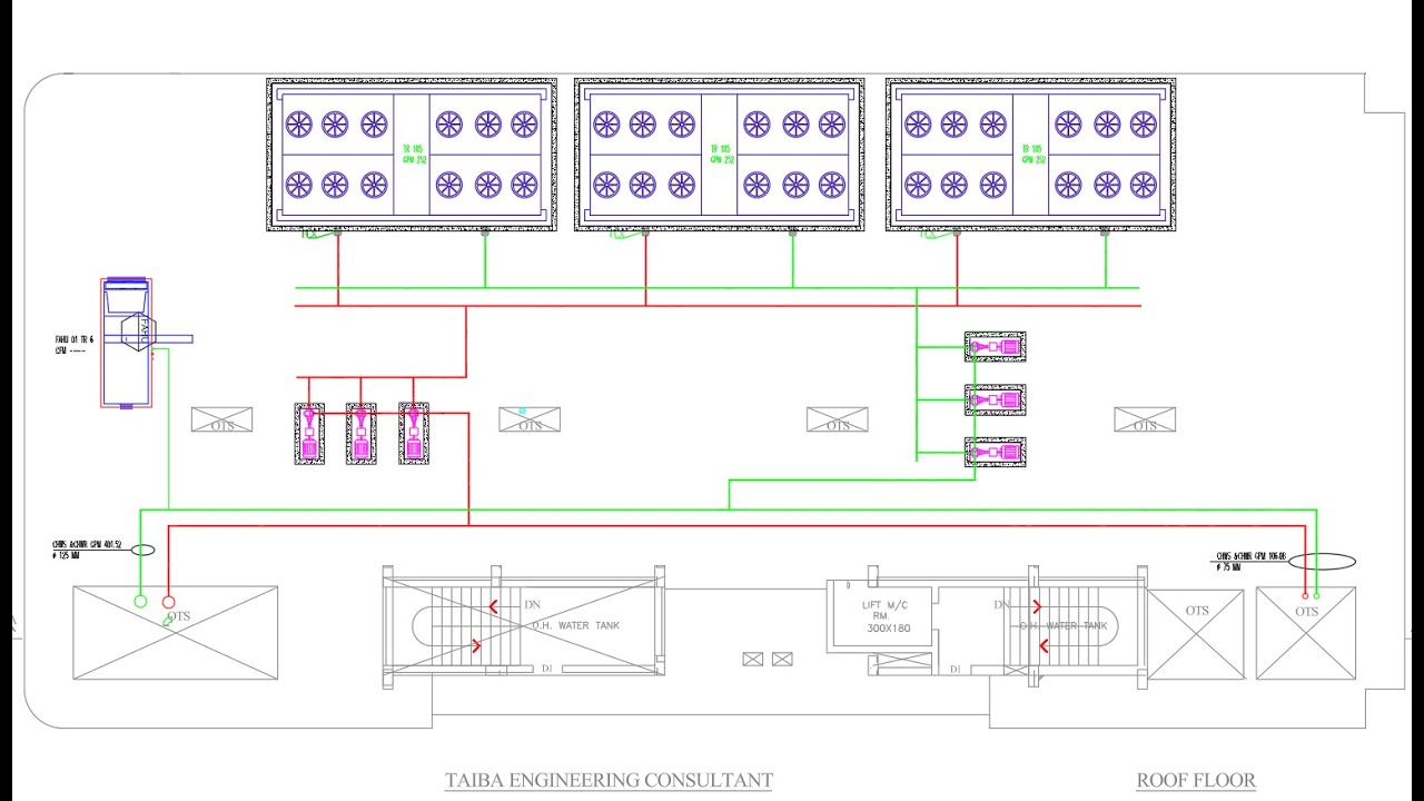 Chilled water pipe sizing II G+8 hotel project II Success engineering official II