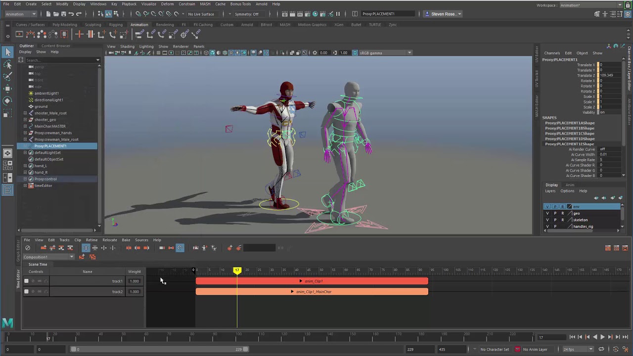 Maya Time Editor Part 4 - Clip Remapping