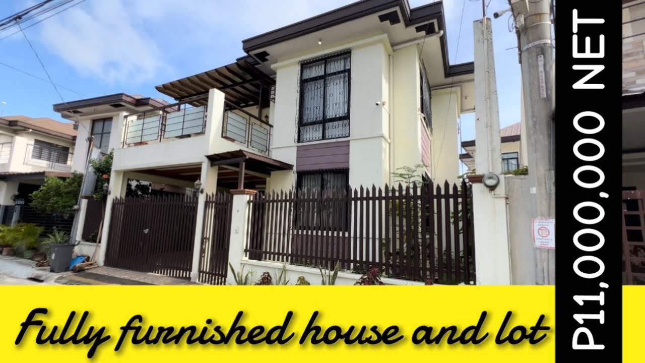 V354-24 Fully furnished house and lot clean title flood free area near enchanted kingdom sta rosa