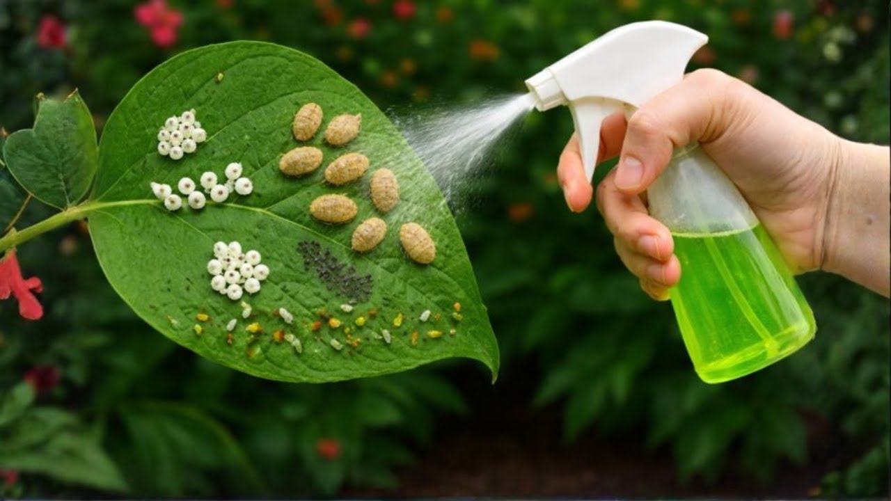 ¡ADIÓS PLAGAS EN 15 SEGUNDOS! Cochinilla, Pulgón, Orugas y Ácaros (Insecticida Casero)