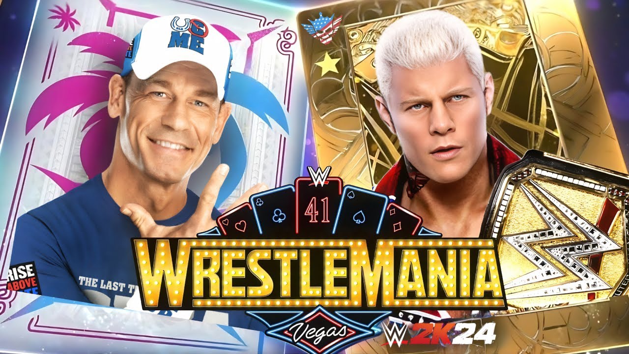 WWE 2K24 LIVE Stream - Heel John Cena Vs Cody Rhodes WWE 2K24