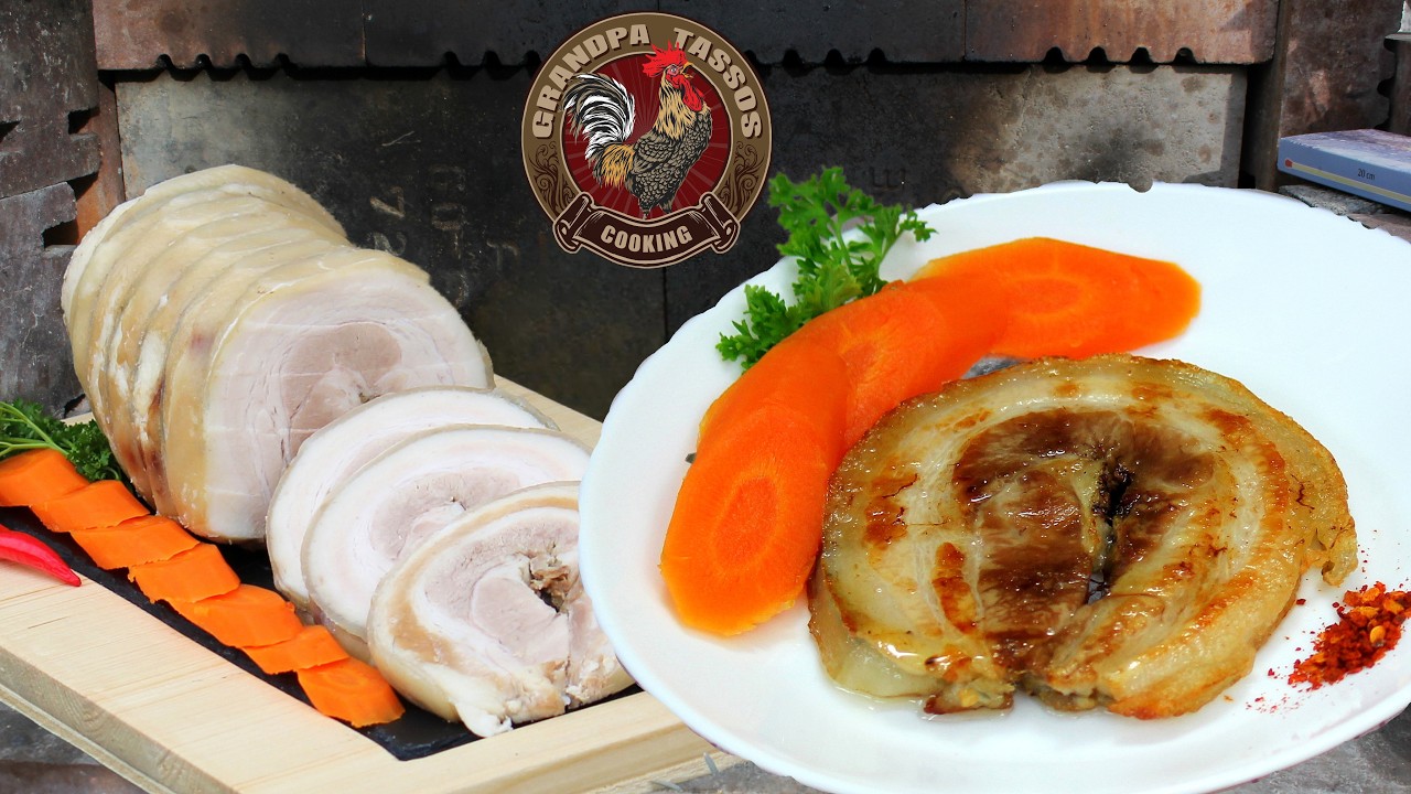 Ρολό Πανσέτας  Μεζές για μερακλήδες! Greek porchetta Porchetta greca.