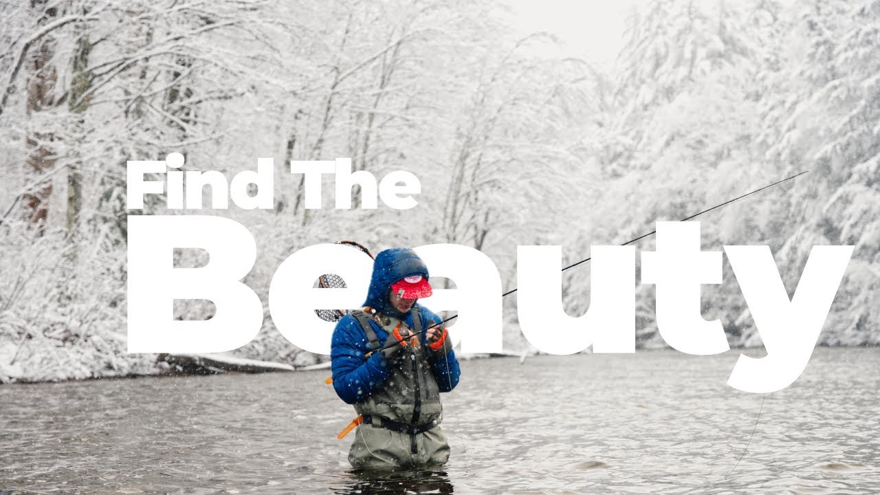 Find The Beauty  |  Fly Fishing In A New Hampshire Winter Snow Storm
