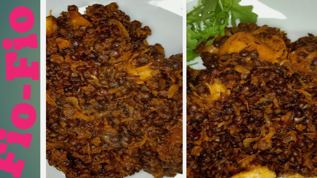 Ямс и фио-фио // Лучший рецепт с ямсом и фио-фио // Местная нигерийская еда