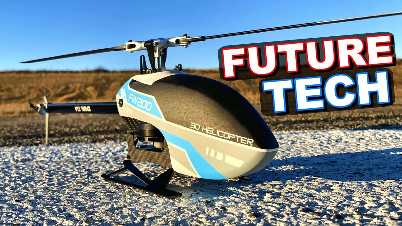 World's SMARTEST RC Helicopter EVER! - Fly Wing FW200 GPS Heli Test Flight