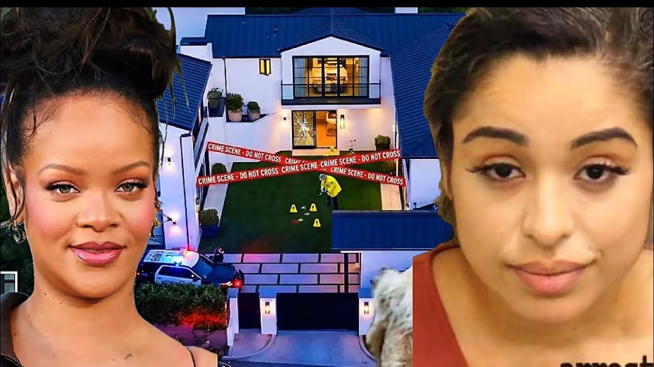 Rihanna house got shot up while she was home! the crazy woman who did it has been ARRESTED!